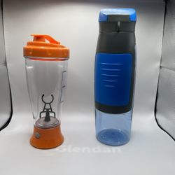 electric shakers and water bottles with card and money space