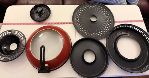Happycall direct gas-fired oven, a stovetop Korean bbq grill and roster