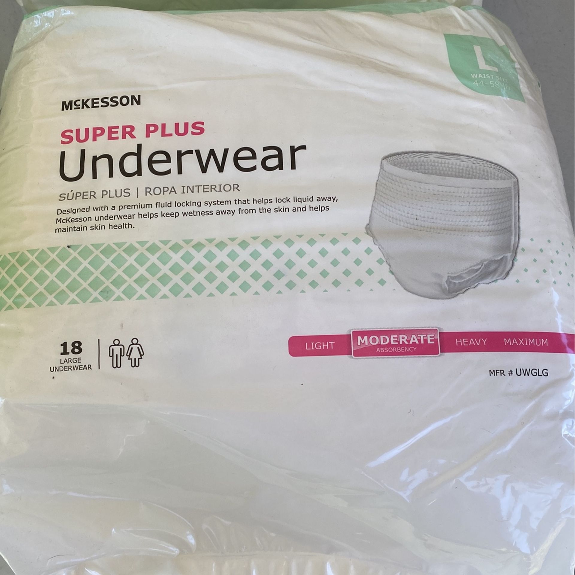McKesson Super Plus Underwear