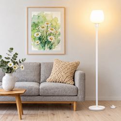 White Floor Lamp β 64.2β Tall