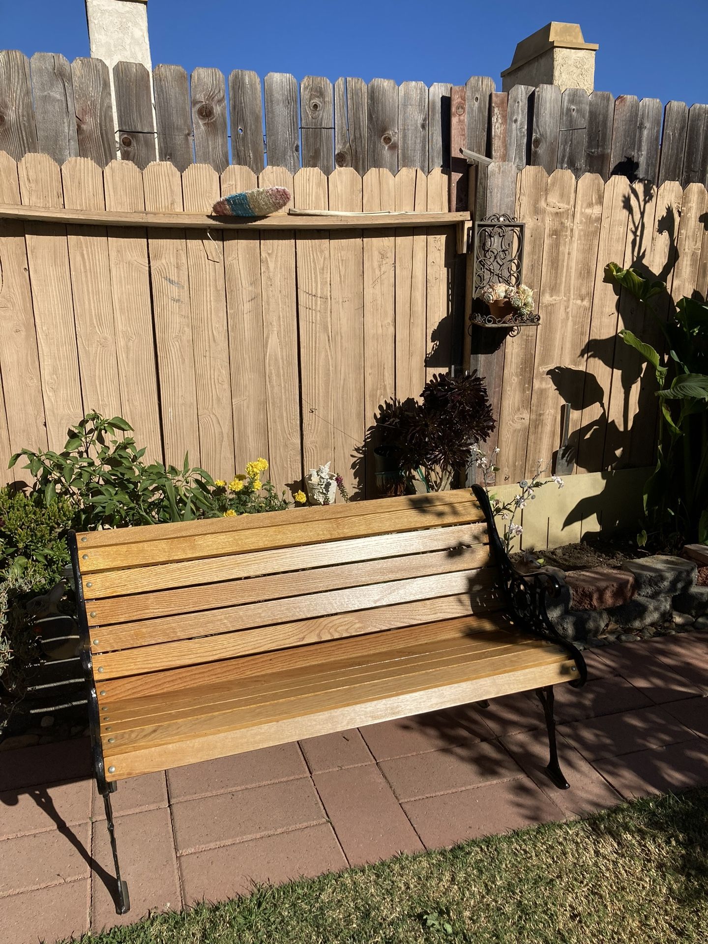 Outdoor Park Bench
