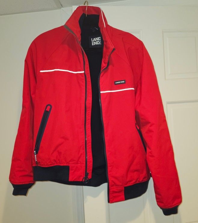 Mens Lands End Classic Squall Jacket Size Medium 38-40 