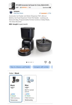 Sarpaws Automatic Pet feeder