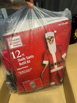 12 FT SKELLY SANTA OUTFIT KIT (7 AVAILABLE)