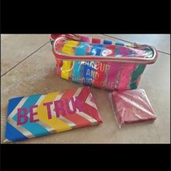 3 Piece Makeup Bag Set