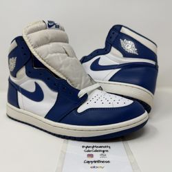 2016 NIKE AIR JORDAN RETRO 1 STORM BLUE SIZE 8