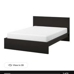Black Queen IKEA Malm Bed Frame 