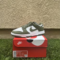 Nike Dunk Low Medium Olive Size 7.5w/6Y