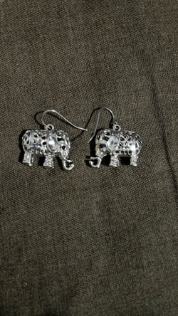 Earrings Cute Elephants 