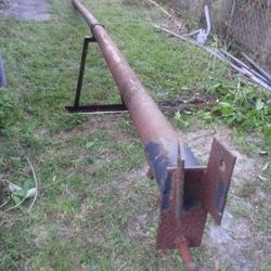 19 feet long steel post for satellite dish