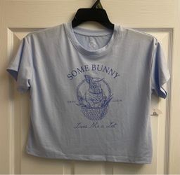 Brand new Girls light blue PJ top size L 10-12