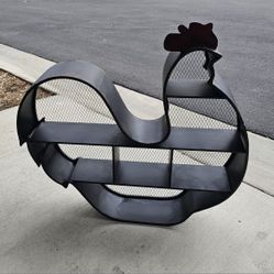 RUSTIC ROOSTER RACK