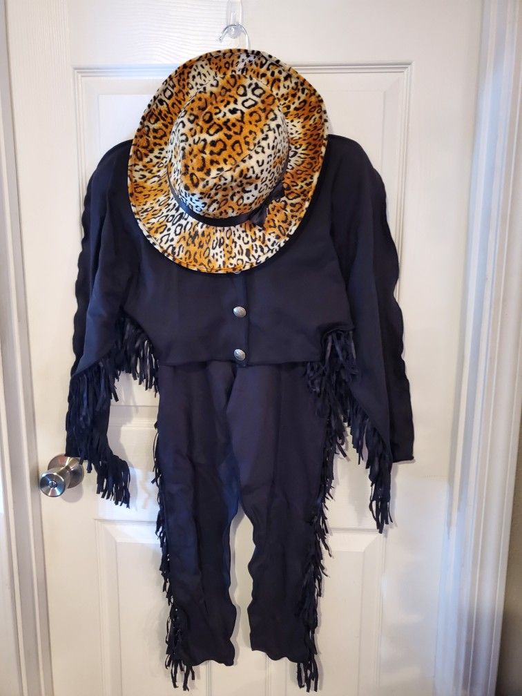 Vintage Sexy Fringe Crop Top Costume - Size 1