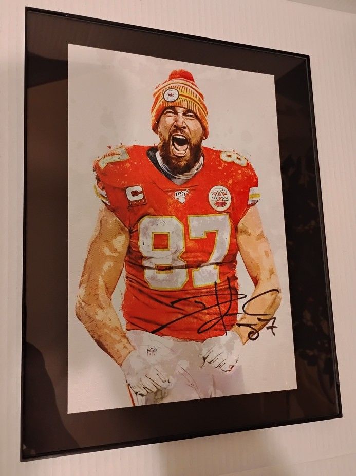 Travis Kelcie 11 inch x 14 inch GLASS NEW