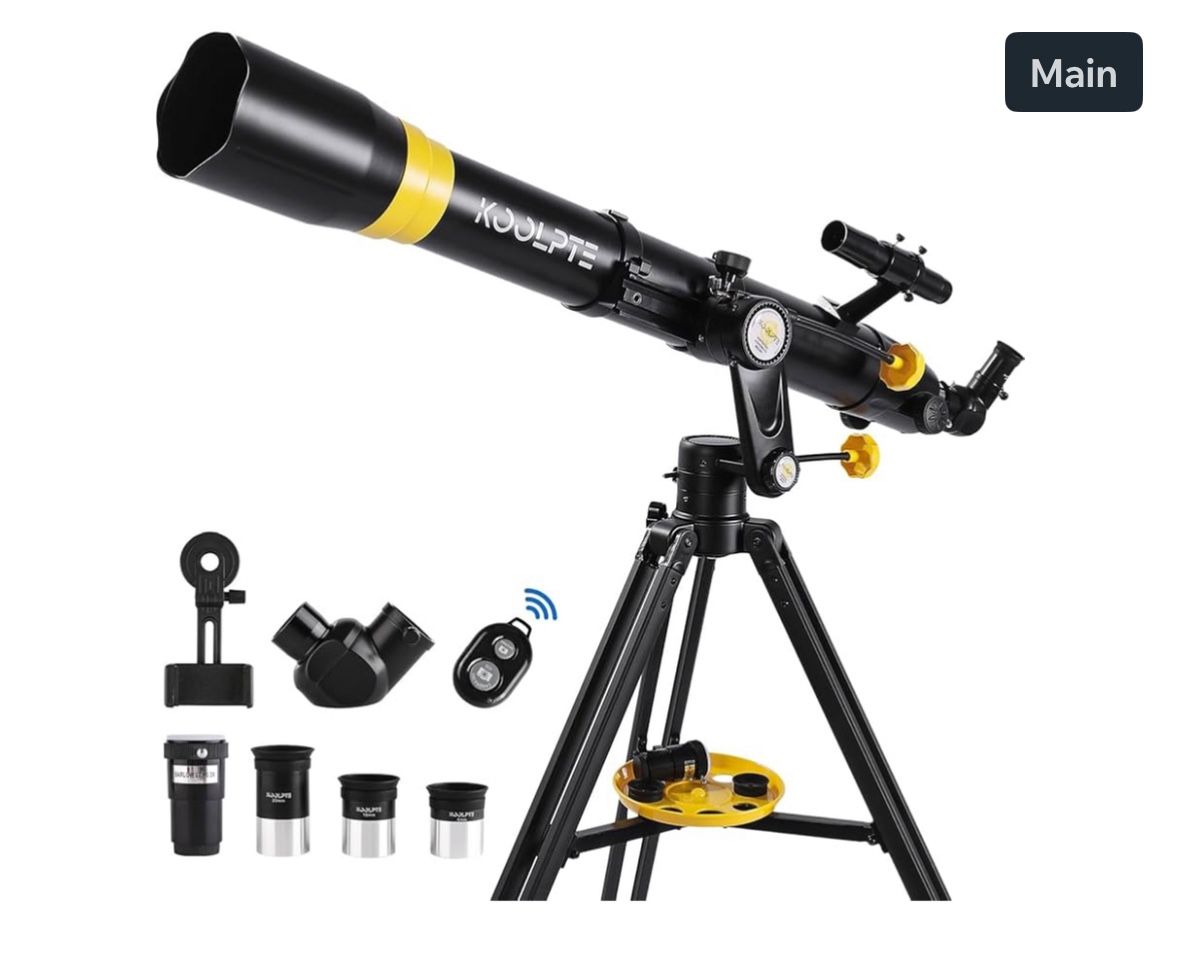 Telescope 90mm Aperture 900mm - High Precision Adjustment Vertisteel AZ Mount Ba