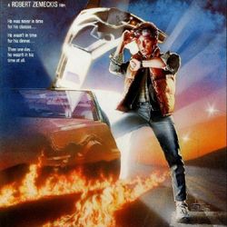 Back to the Future Movie Sheet Credit Wall Poster