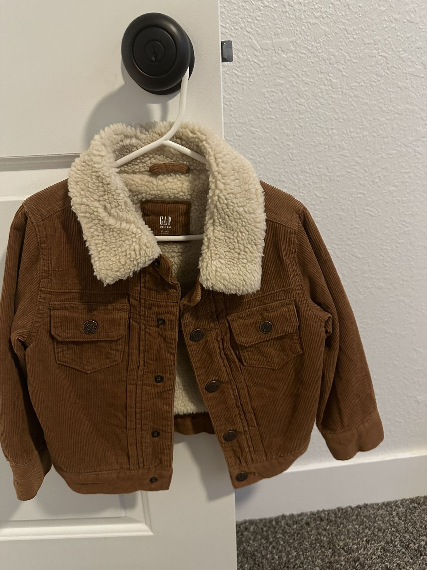 Toddler Sherpa Gap Jacket Size 3