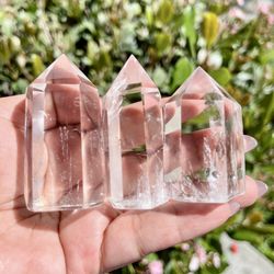 High Quality Clear Quartz Crystal Point Tower 
