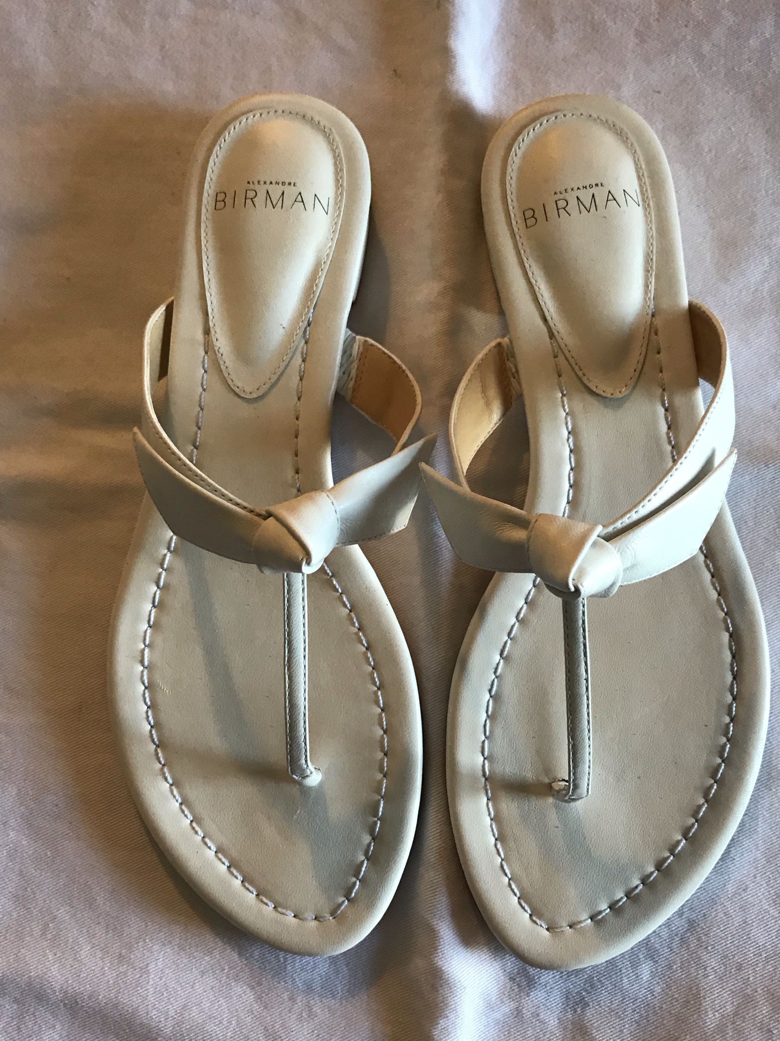 Alexander Birman “CLARITA” Leather Slide Sandal SZ 6