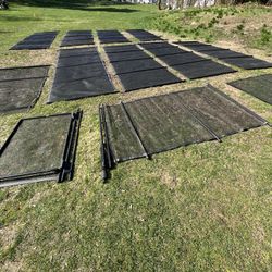 POOL SAFETY FENCE BARRIER FENCING WITH GATE MEETS CODE REQUIREMENTS