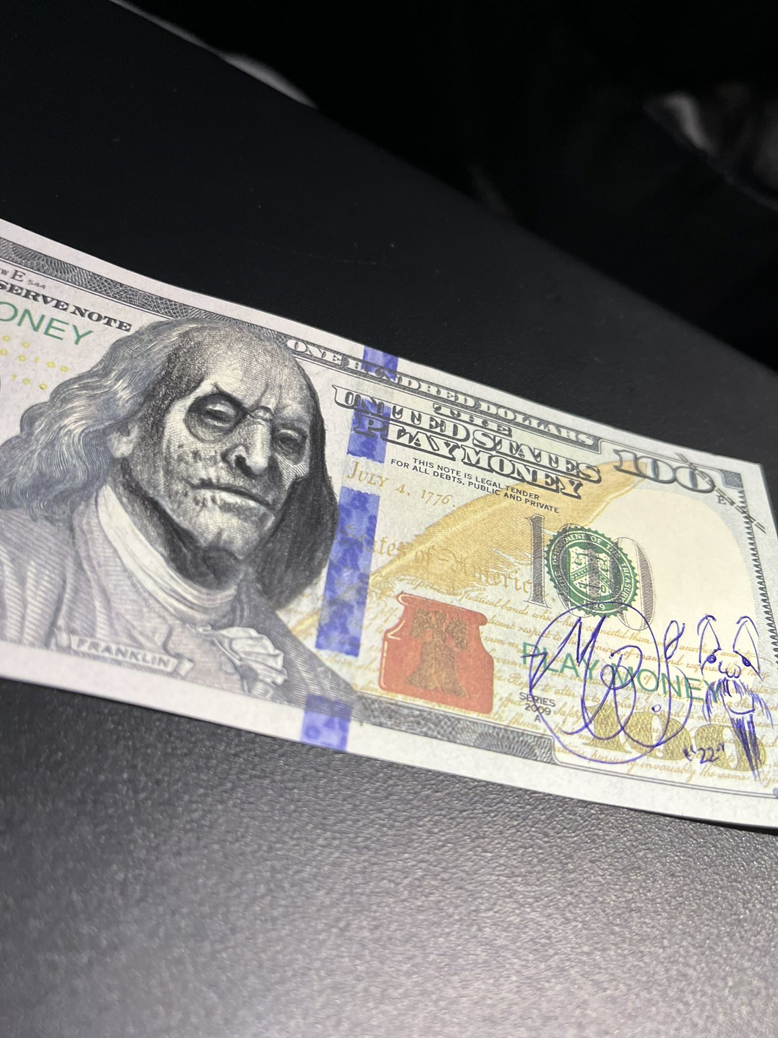Drawing On A 100 Bill For Sale In San Clemente CA OfferUp