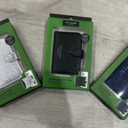 Kate Spade New York Morgan Magnetic Magsafe Phone Wallet Black NEW WITH TAGS