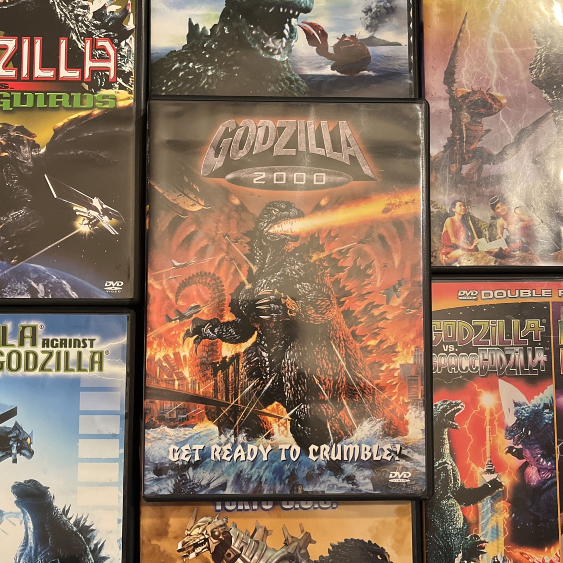Godzilla Movie DVD Lot