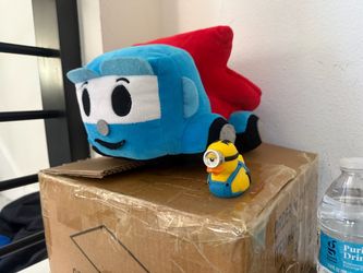 Leo the Truck - Blue Dump Truck Stuffed Plush Toy