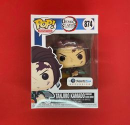 Funko POP! Demon Slayer Tanjiro Kamado Galactic Toys Exclusive #874 ~ New