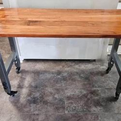 New Portable Acacia Hardwood Top Workbench 