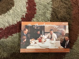 NEW- THE THANKSGIVING GAME