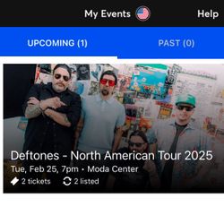Deftones tickets 