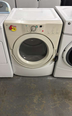 Kenmore Front Load Dryer – Stackable, Bisque finish