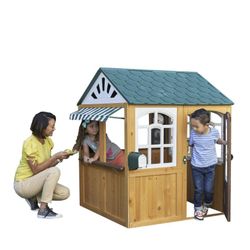 Kids Wooden Playhouse 