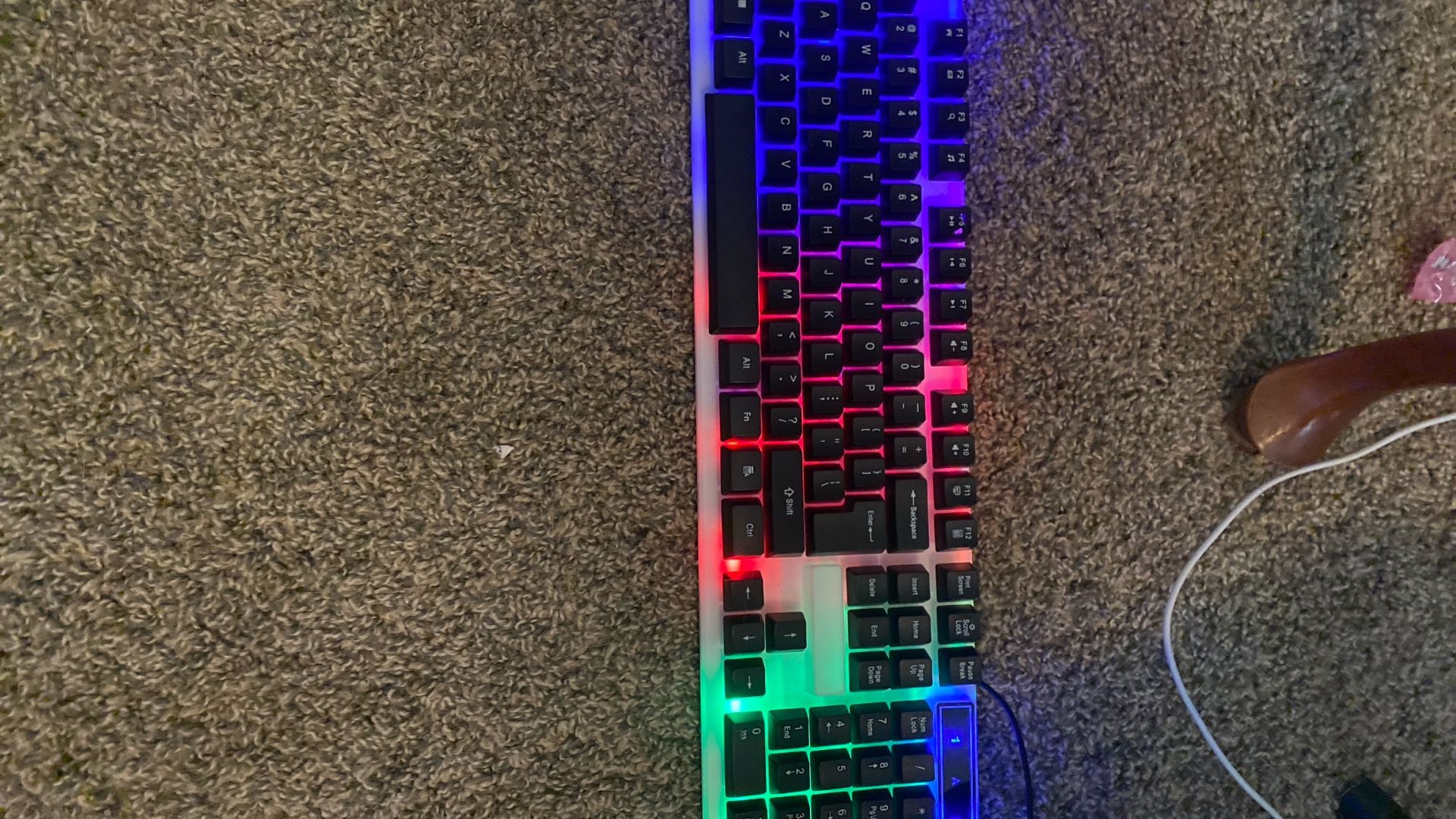 Wired Gaming Keyboard Lights Up 