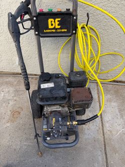 BE 3400 PSI 2.5 GPM Gas Pressure Washer