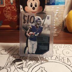 2015 Rookies And Stars Stefon Diggs Rookie Die Cut Card (NO. RSR9)