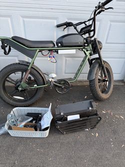Electric Fat Tire E Bike need to put together Parts