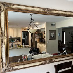 XL Large  Gold Framed Mirror - Wall Hanging Or Floor