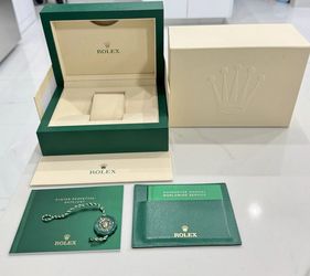 Empty Rolex box