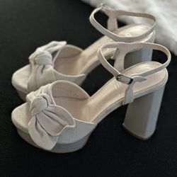 White Heels Prada 