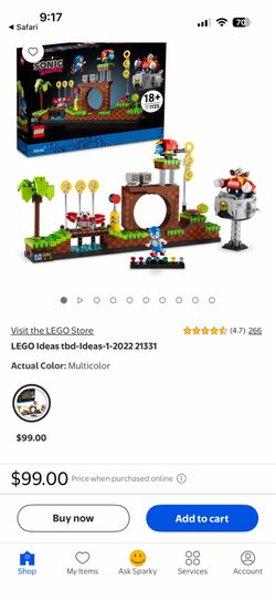 Sonic Lego set