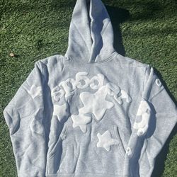 Sp5der Gray Hoodie