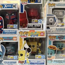 Comic Con Exclusive Funko Pops!
