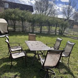 Patio Set For 6 