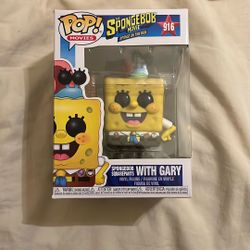 Funko Pop! #916 SpongeBob with Gary – The SpongeBob Movie: Sponge on the Run
