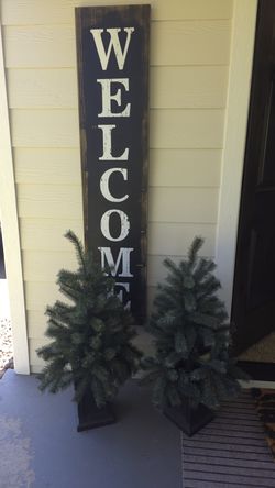 Welcome sign