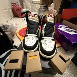 🔥Jordan 1 Retro High Fragment Union LA Varsity Red Royal Size 8m 🔥