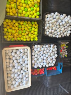 White/colored golf balls