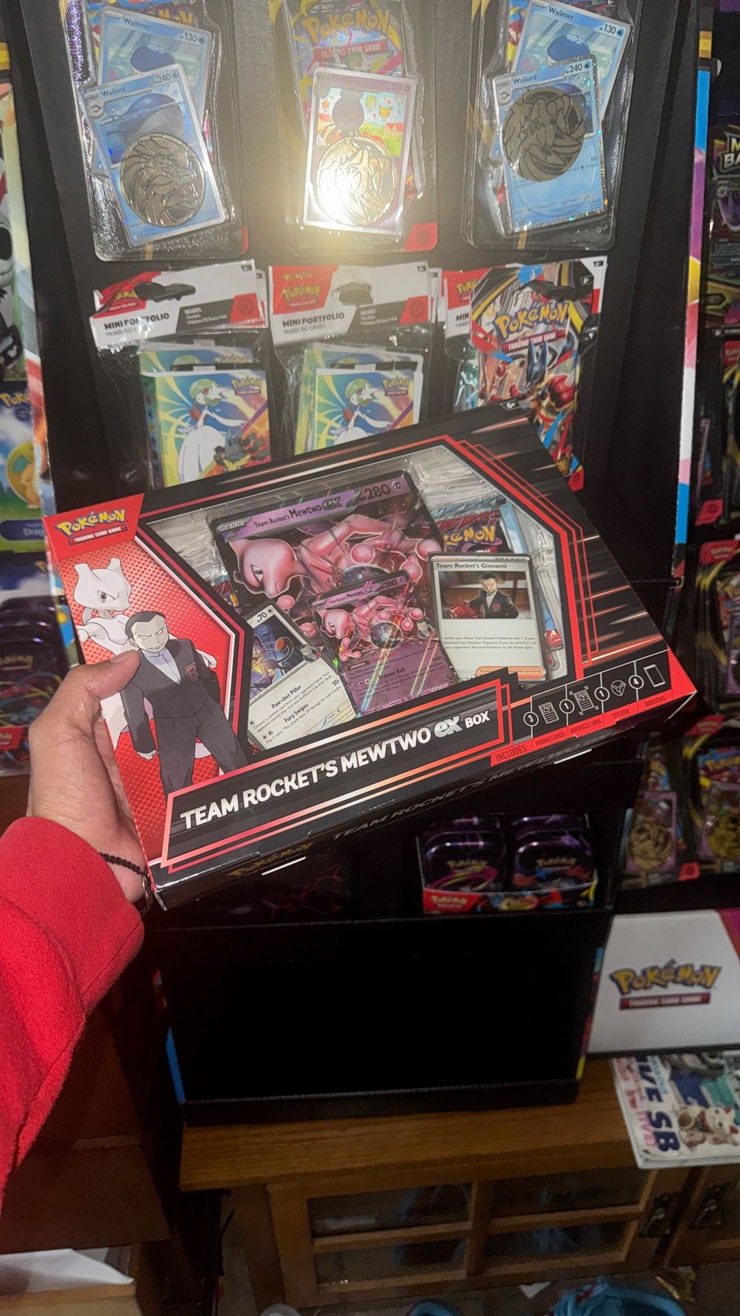 Pokemon Cards Destined Rivals Mewtwo Ex Box